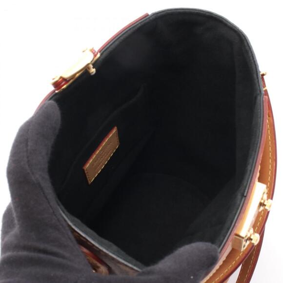 LOUIS VUITTON Brown Monogram Leather Bag - Picture 3 of 10